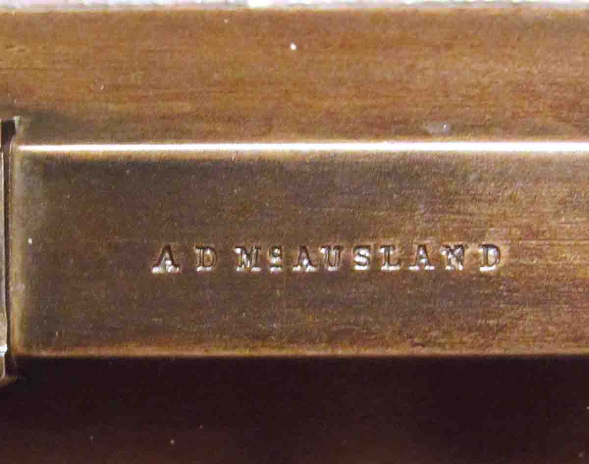 A Sharps Model 1874 had this name stamped on it, and a factory letter revealed who exactly the original owner was.